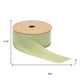 Raw Edge Velvet Ribbon 2" x 10 Yds. Shatterproof Rayon Ribbon