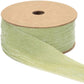Raw Edge Velvet Ribbon 2" x 10 Yds. Shatterproof Rayon Ribbon
