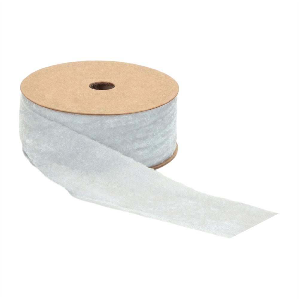 Raw Edge Velvet Ribbon 2" x 10 Yds. Shatterproof Rayon Ribbon