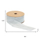 Raw Edge Velvet Ribbon 2" x 10 Yds. Shatterproof Rayon Ribbon
