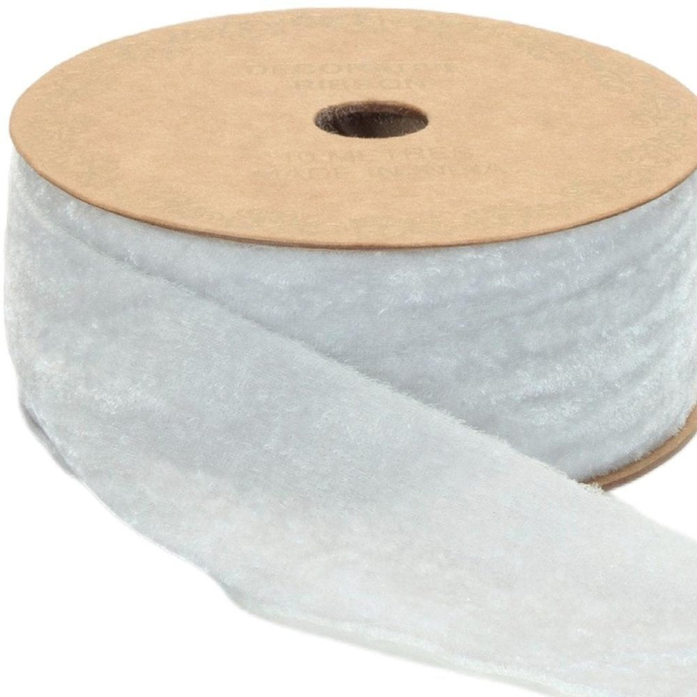 Raw Edge Velvet Ribbon 2" x 10 Yds. Shatterproof Rayon Ribbon