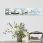 10" X 36" Magnolia Branch Floral Hanging Wall Decor