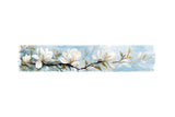 10" X 36" Magnolia Branch Floral Hanging Wall Decor
