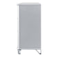 63" Silver Wood Six Drawer Double Dresser
