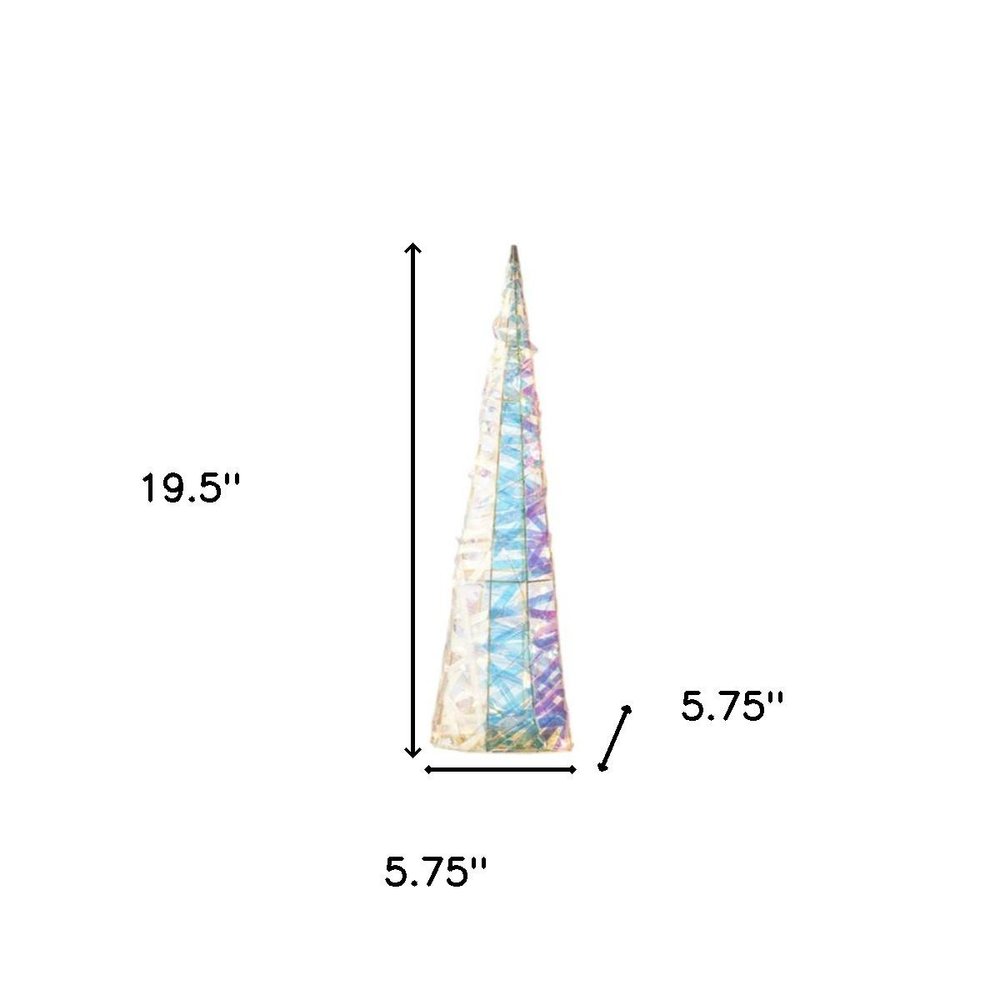 Set of Two 6" White Artificial