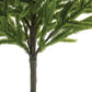 Set of Two 23" Green Mini Artificial Pine Trees In Galvanized Metal Planters
