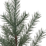 Set of Two 24" Mini Artificial Pine Trees In Rustic Beige Bow Tie Pots