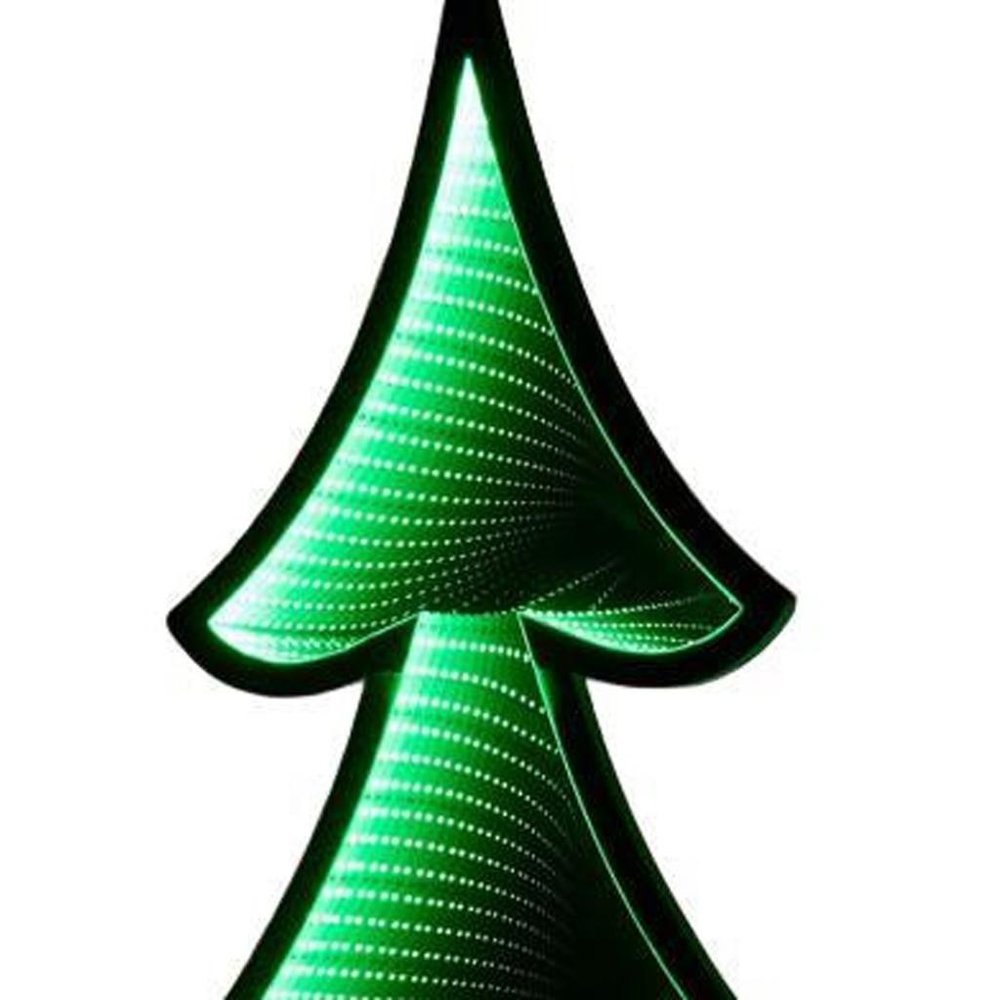 24" Green Acrylic Trees Christmas Christmas Tree Tabletop Sculpture with LED