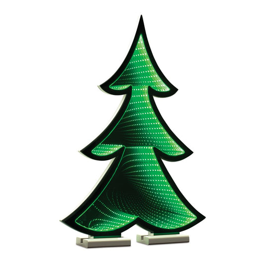 24" Green Acrylic Trees Christmas Christmas Tree Tabletop Sculpture with LED