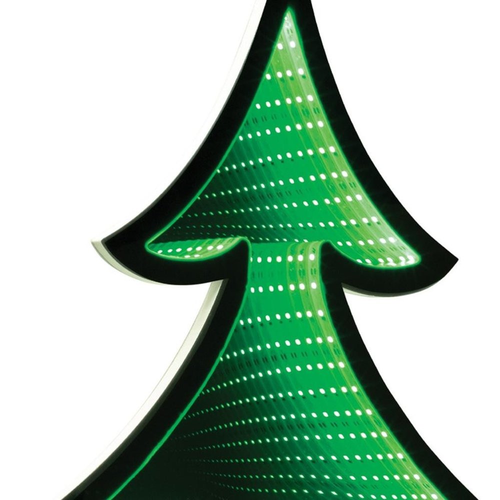 24" Green Acrylic Trees Christmas Christmas Tree Tabletop Sculpture with LED