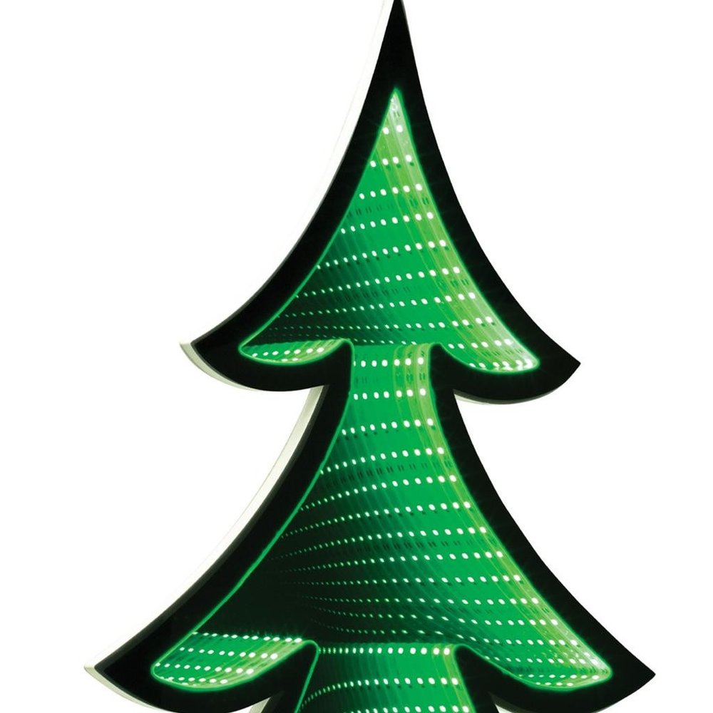 24" Green Acrylic Trees Christmas Christmas Tree Tabletop Sculpture with LED