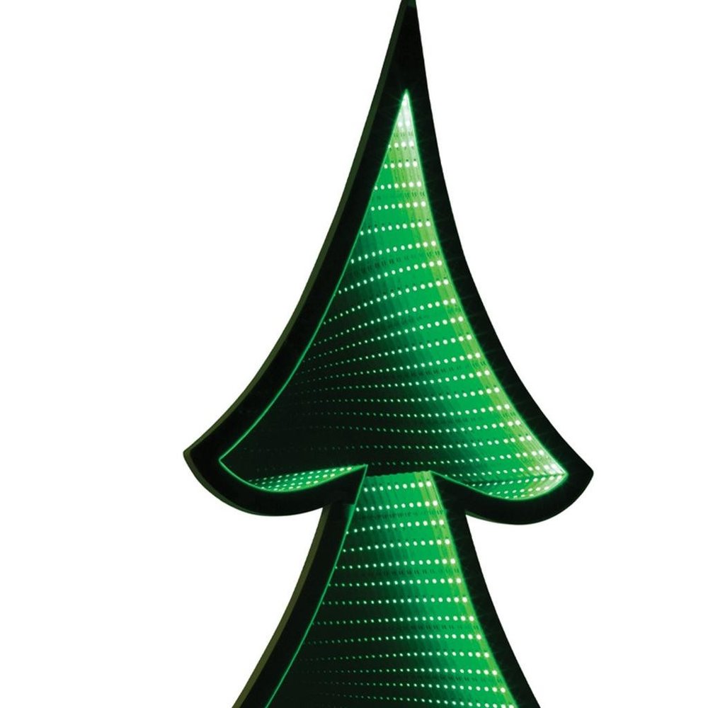 46" Green Acrylic Trees Christmas Christmas Tree Tabletop Sculpture with LED