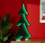46" Green Acrylic Trees Christmas Christmas Tree Tabletop Sculpture with LED