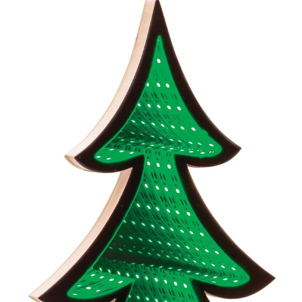 12" Green Acrylic Trees Christmas Christmas Tree Tabletop Sculpture with LED