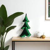 12" Green Acrylic Trees Christmas Christmas Tree Tabletop Sculpture with LED