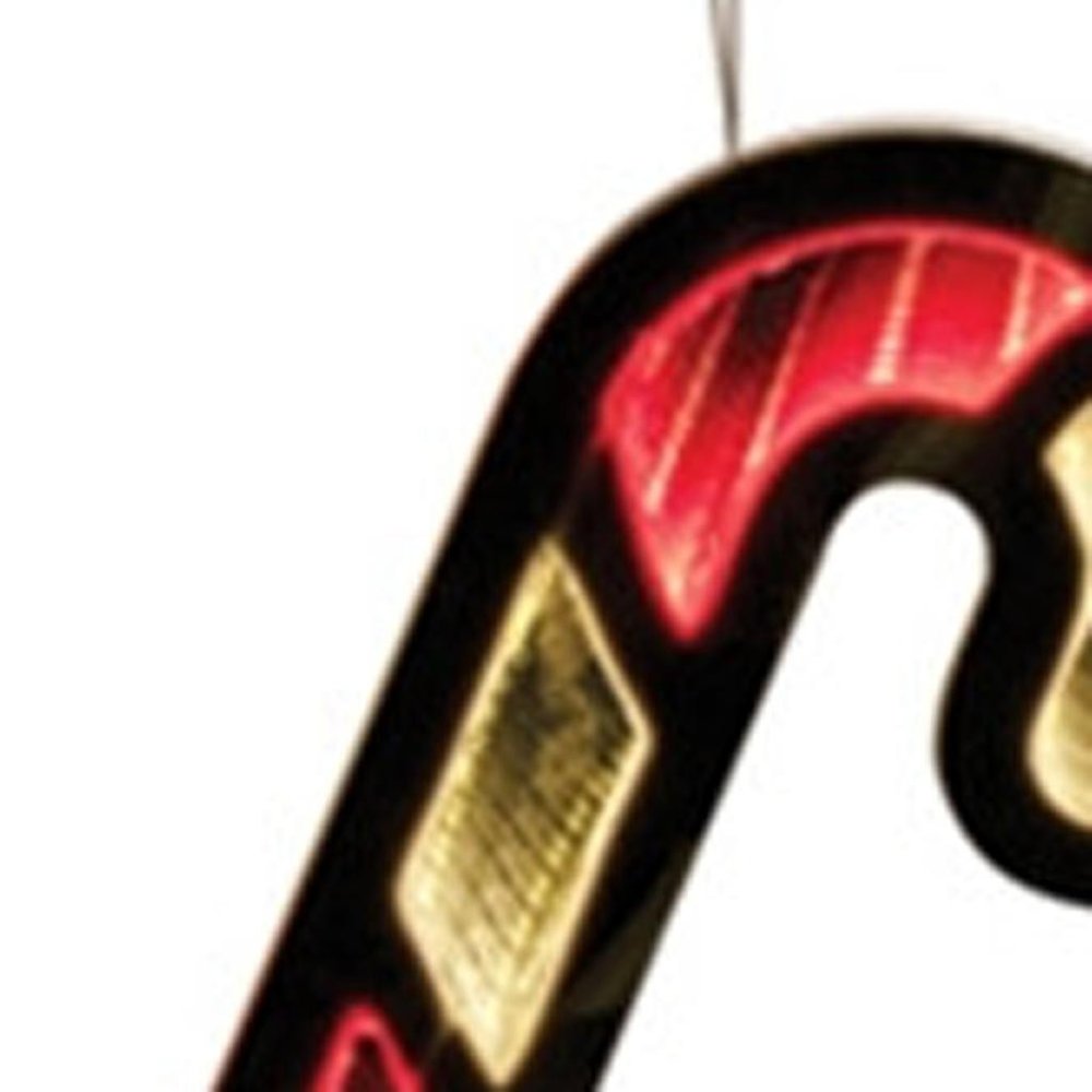 7" Red And White Acrylic Christmas Tabletop Sign with LED