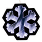 6" White Acrylic Christmas Snowflakes Tabletop Sign with LED