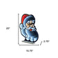 20" Red And White Acrylic Christmas Santa Tabletop Sign with LED