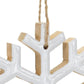 5" Gray Green And White Resin House Tabletop Sculpture with LED