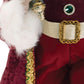 25" Red And White Resin Christmas Santa Figurine