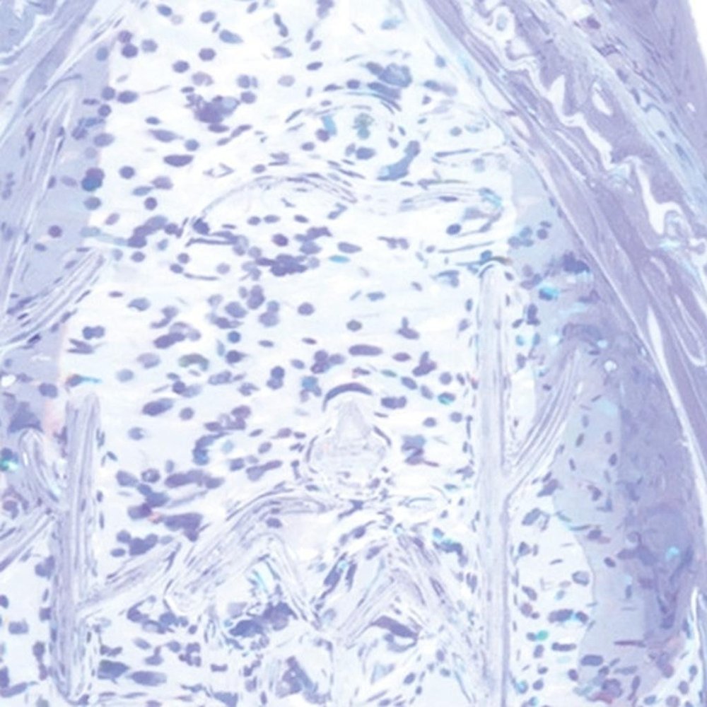 10" Clear Plastic Christmas Snowman Tabletop Sculpture with LED