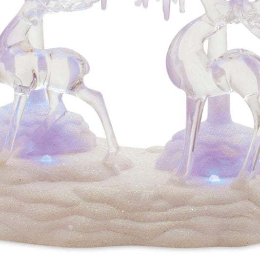 15" Clear Plastic Trees Tabletop Sculpture