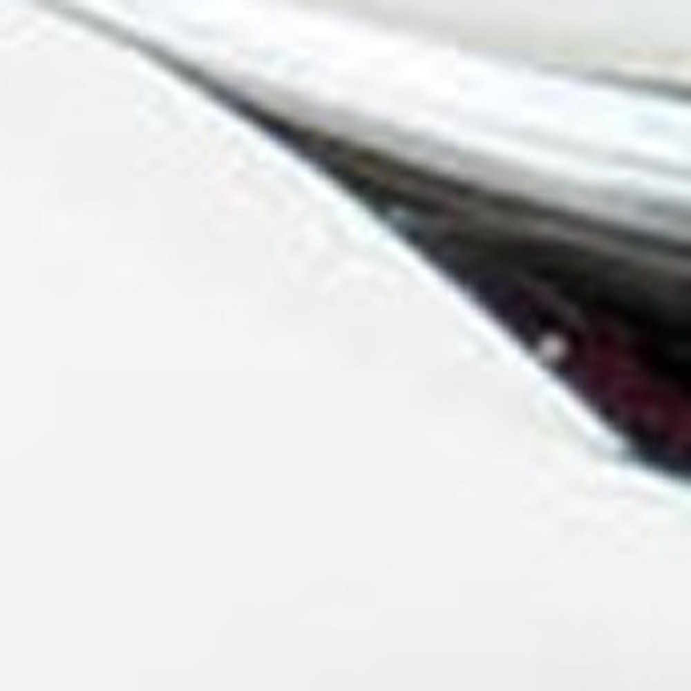 Set of Two Silver And White Glass Trees Tabletop Sculpture