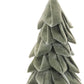 26" Green Fabric Trees Tabletop Sculpture