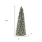 26" Green Fabric Trees Tabletop Sculpture
