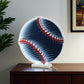 16" Red And White Acrylic Baseball Tabletop Sign with LED