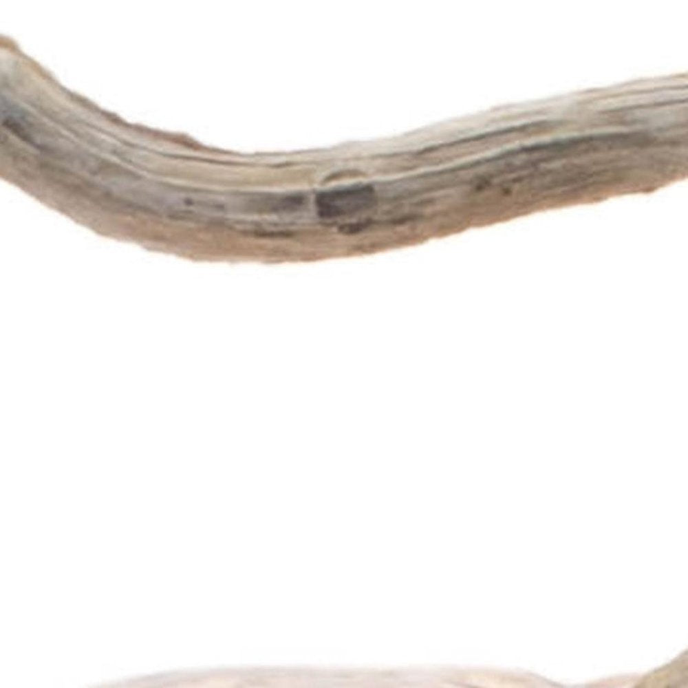 Set of Two Orange And Brown Glass Pumpkin Thanksgiving Pumpkin Tabletop Sculpture with LED