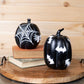 Set of Two Black And White Polyresin Tabletop Sculpture