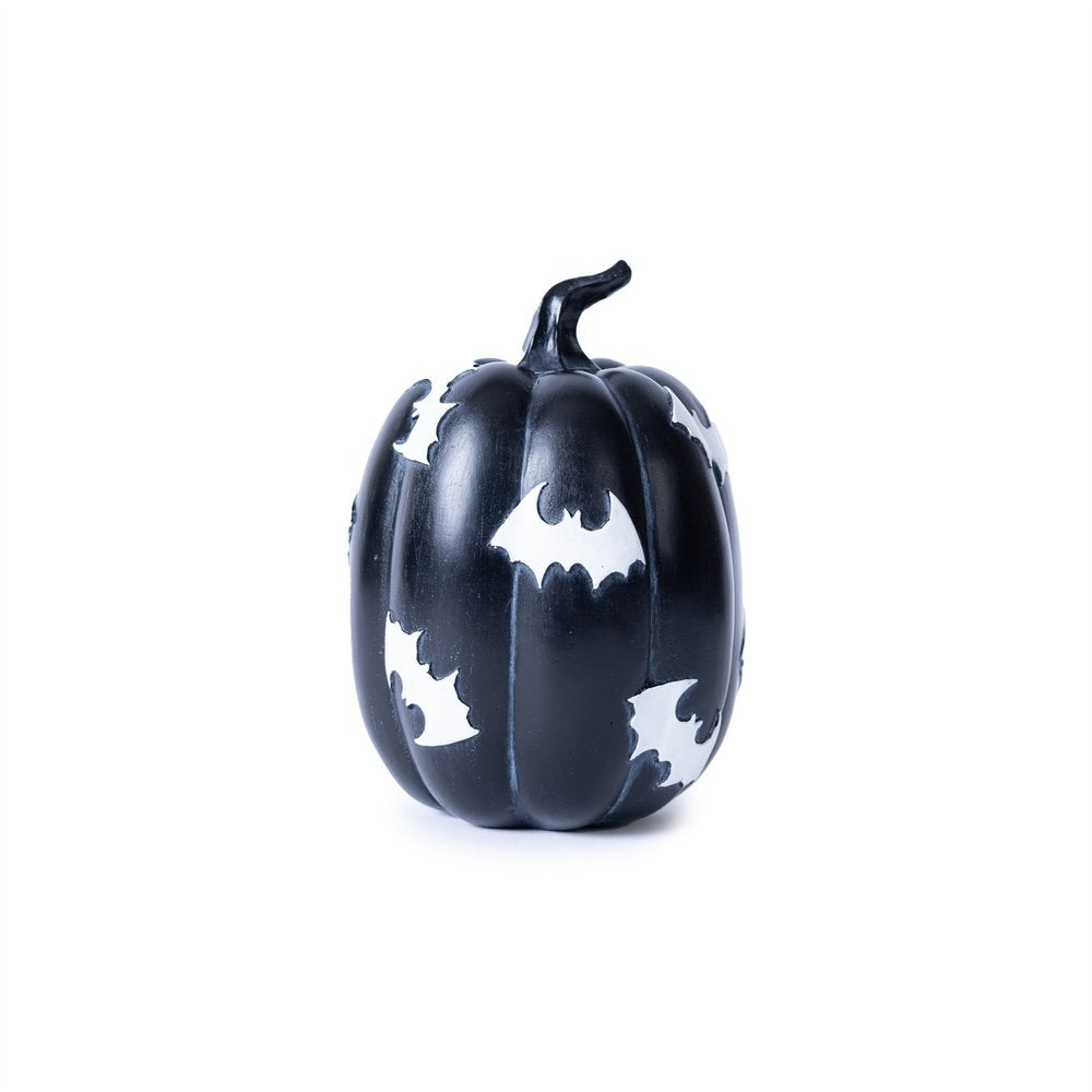 Set of Two Black And White Polyresin Tabletop Sculpture