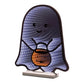 16" White Orange And Black Acrylic Halloween Ghost Tabletop Sign with LED