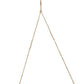 37" White And Natural Hanging Seagull Decorative Sculpture