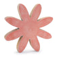 Set of Two Pink And Beige Wood Flowers Tabletop Sculpture