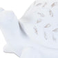 Set of Two White Polyresin Frog And Turtle Figurines