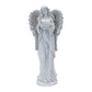 16" Gray Polyresin Angel Christmas Tabletop Sculpture