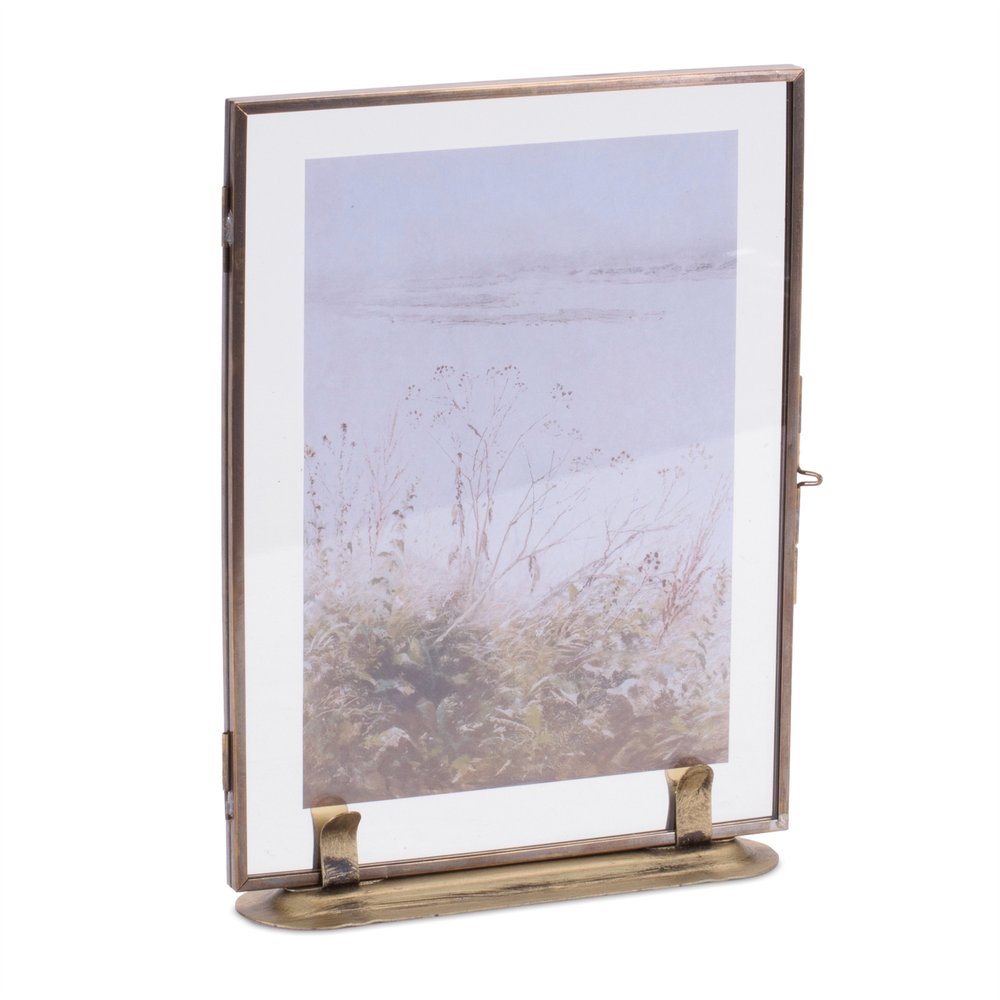 8" Gold Iron Tabletop Sign