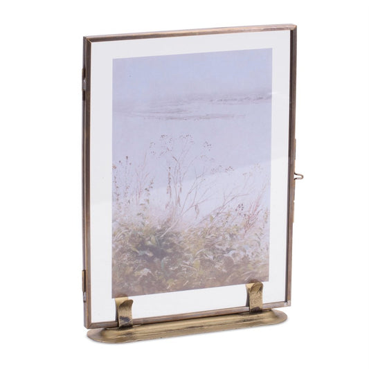 8" Gold Iron Tabletop Sign