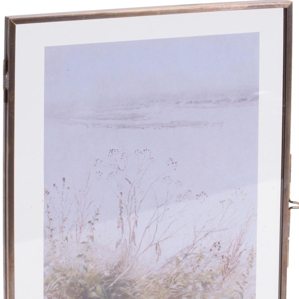 8" Gold Iron Tabletop Sign