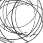 20" X 20" Black Abstract Metal Circle Hanging Dimensional Sculpture