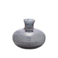 Set of Three Blue And Gray Seeded Glass Table Vases