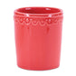 Set of Two Pink And Yellow Ceramic Rectangular Cachepots