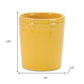 Set of Two Pink And Yellow Ceramic Rectangular Cachepots