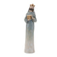 Set of Nine Beige And Gold Polyresin Figurine