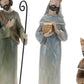 Set of Nine Beige And Gold Polyresin Figurine
