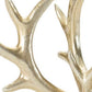 Set of Four Gold Polyresin Deer Christmas Figurine
