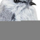 12 Gray Fabric Bird Tabletop Sculpture