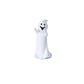 Set of Three White Polyresin Halloween Ghost Figurines